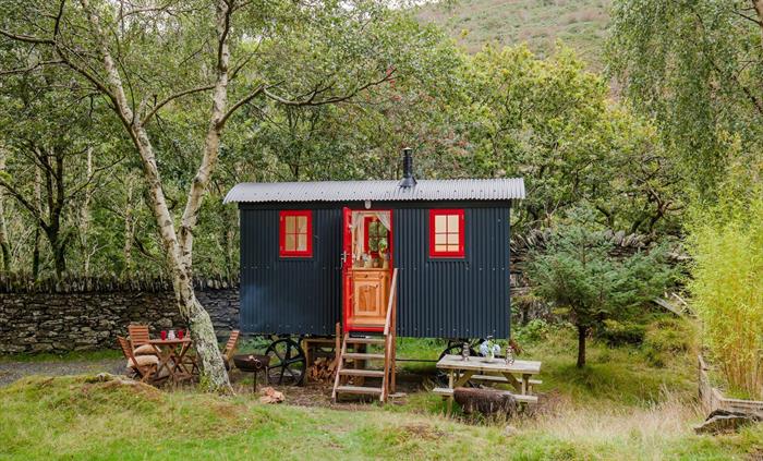 Shepherd's Hut at Graig Wen, Snowdonia